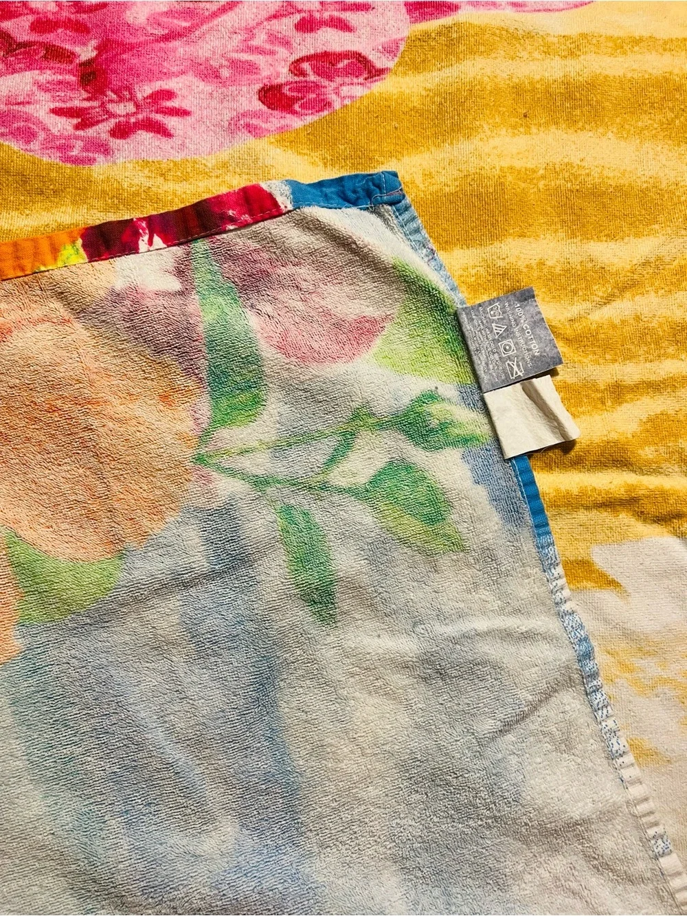 Serene Vacation Scene Beach Towel